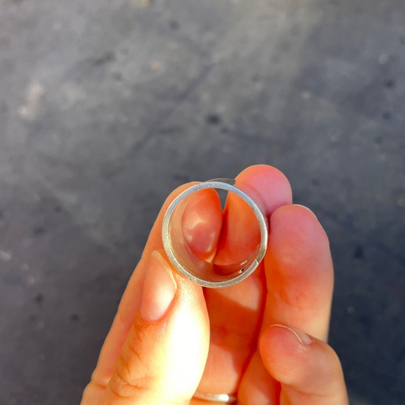 2/$40 🌟 VTG Heavy Sterling Silver Zigzag Ring - Picture 7 of 11